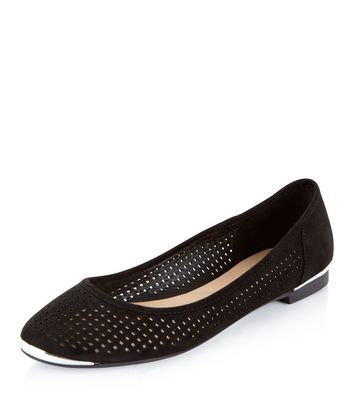 laser cut ballet pumps
