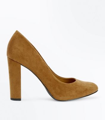 new look block heels wide fit