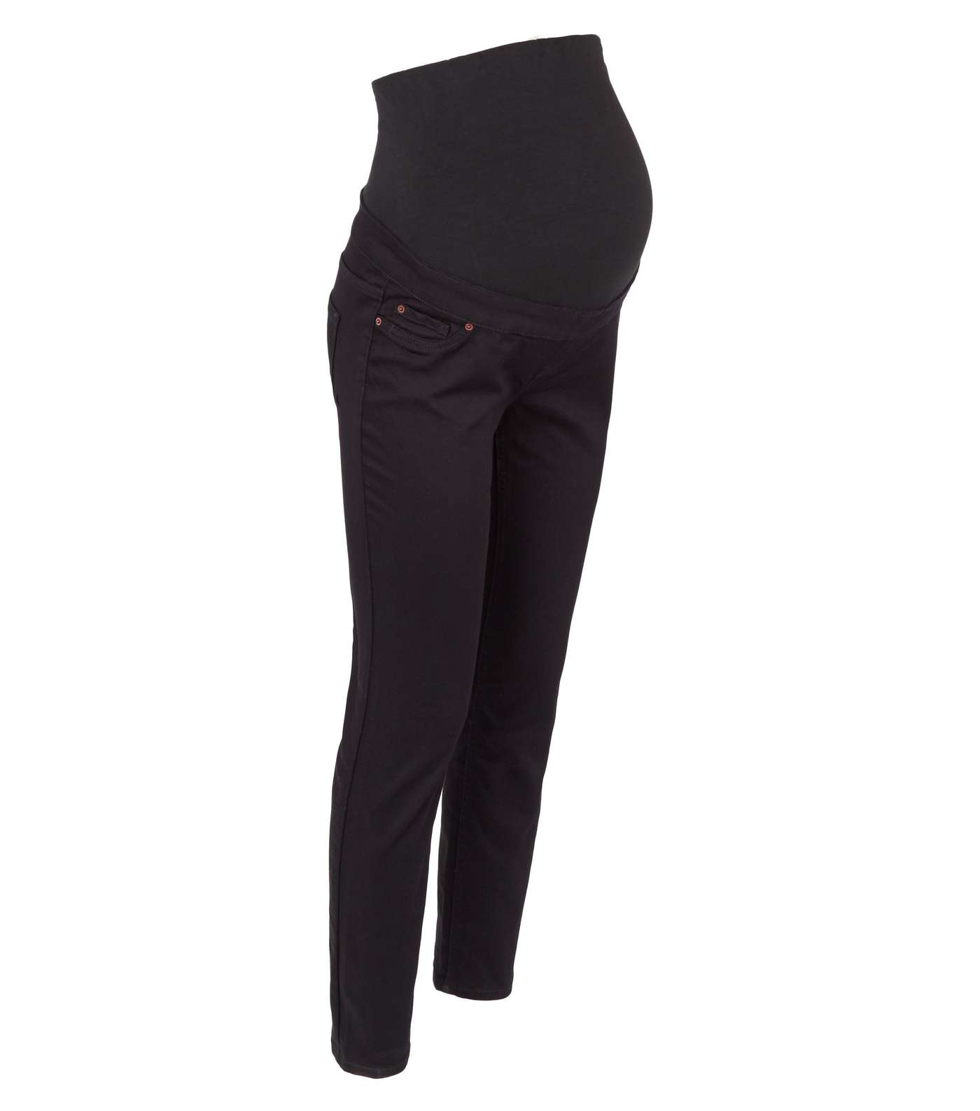 Maternity Black Over Bump Jeggings Image 4