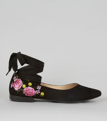 floral ballerina pumps