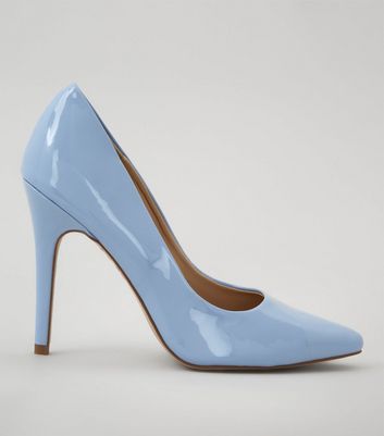 escarpins bleu clair