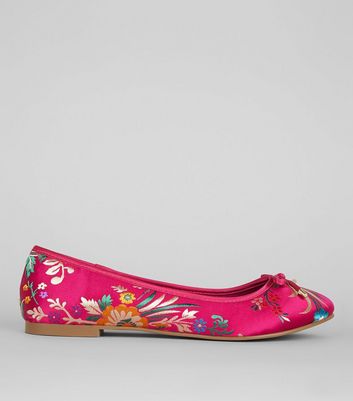 floral ballerina pumps