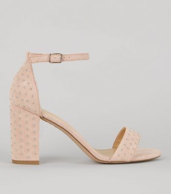 chaussure a talon rose pale