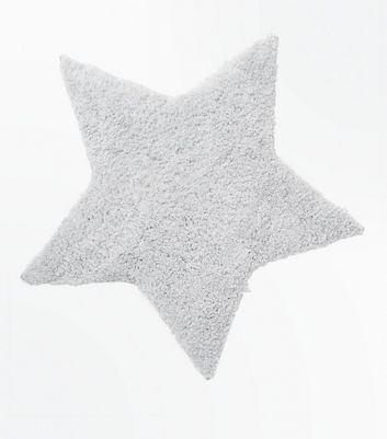 Star Shaped Rug Area Ideas Grey Fluffy Star Rug New Look