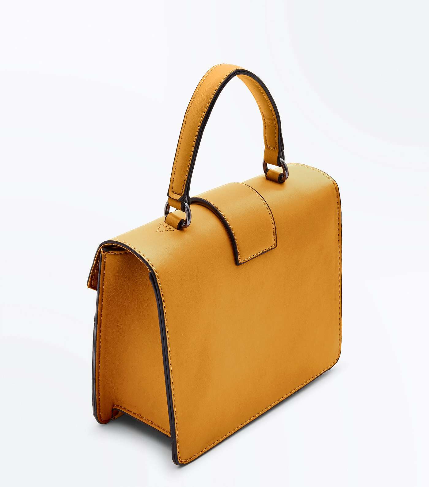Mustard Top Handle Bag Image 6