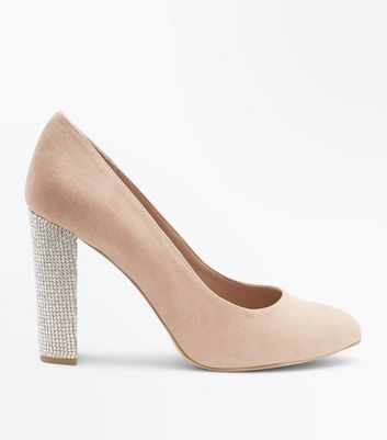 wide fit embellished heels