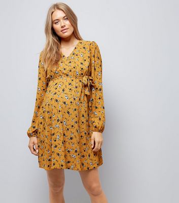 Black and yellow dress maternity Black and yellow dress maternity