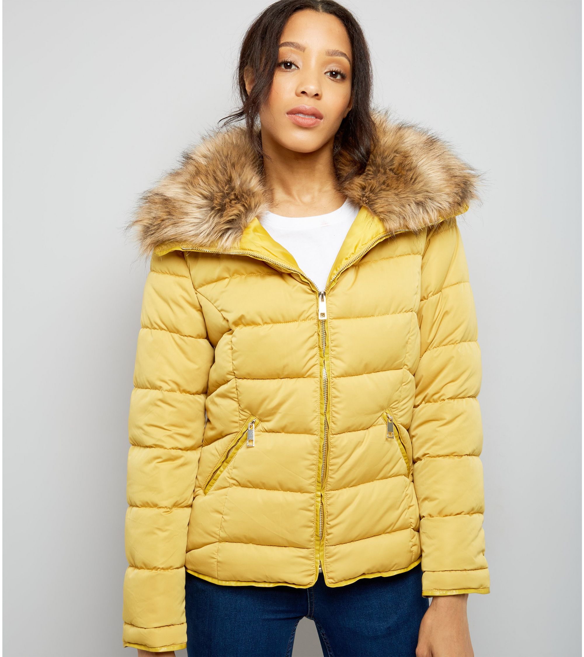 new look puffer coat