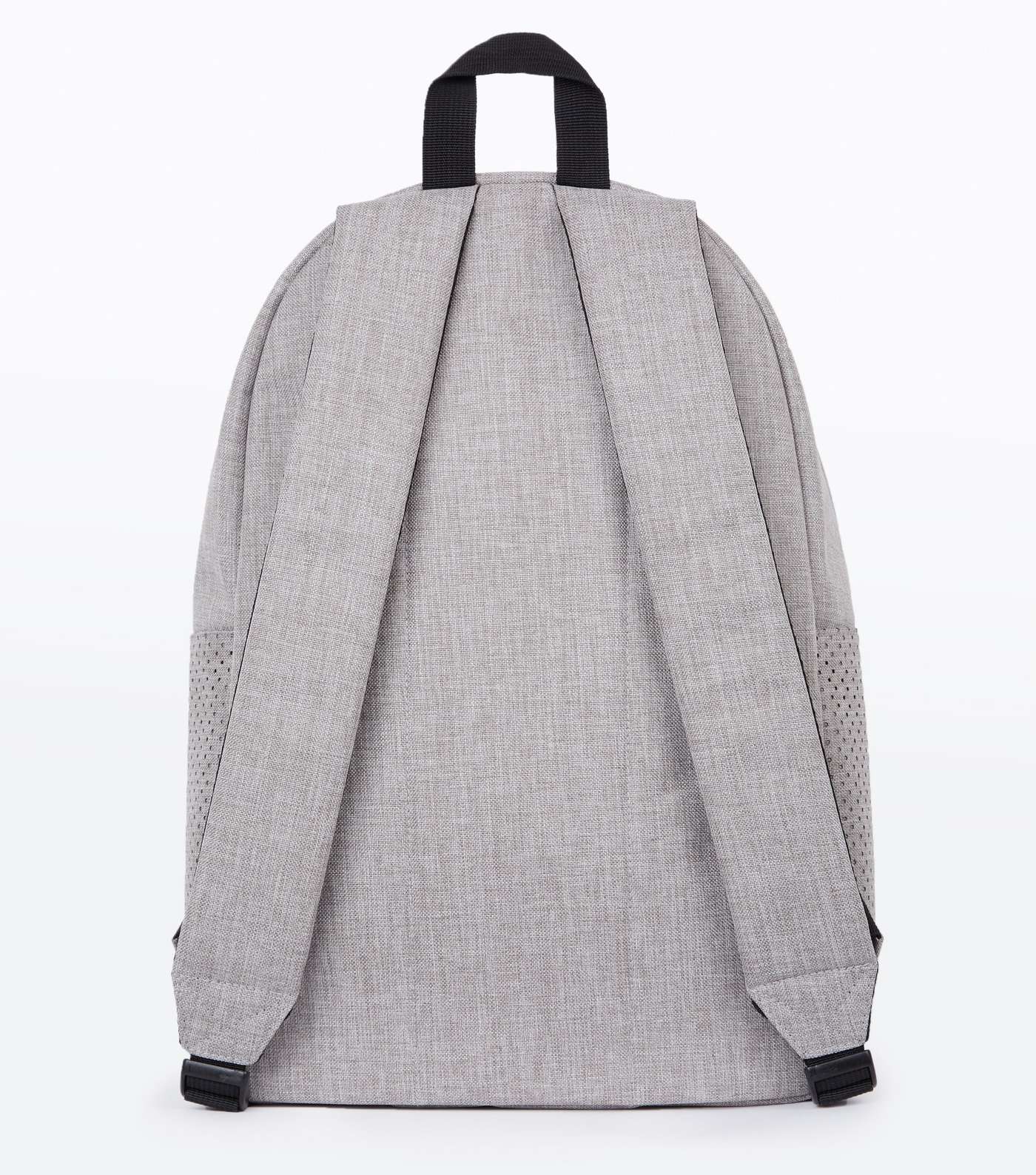 Pale Grey Perforated Side Backpack Image 6