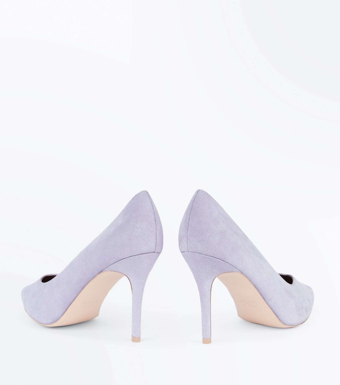Lilac Sweetheart Pointed Court Shoes Image 4
