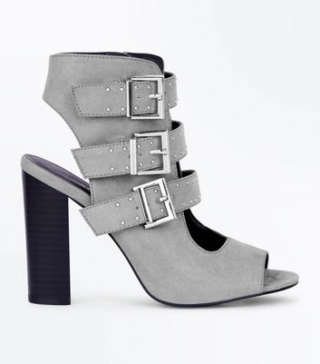 wide fit studded heels