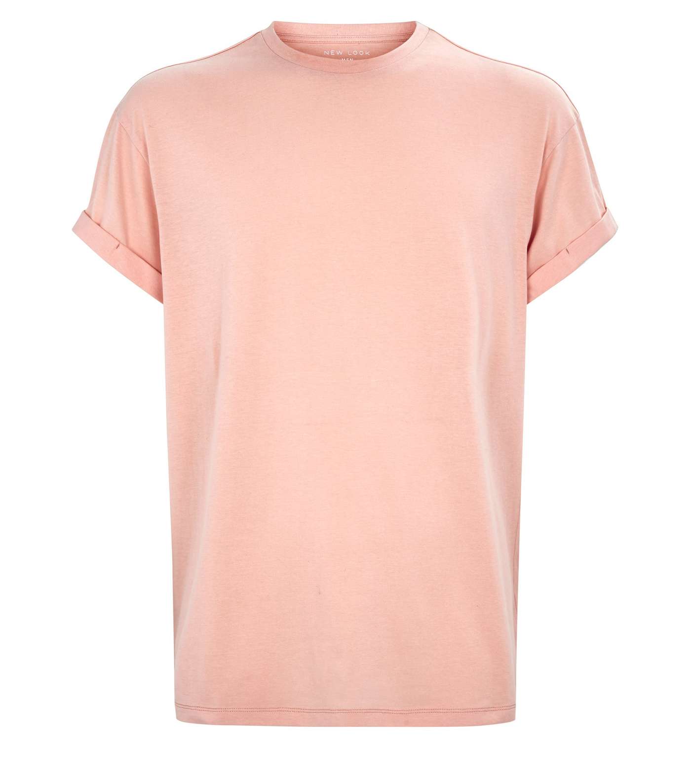 Coral Rolled Sleeve T-Shirt Image 4