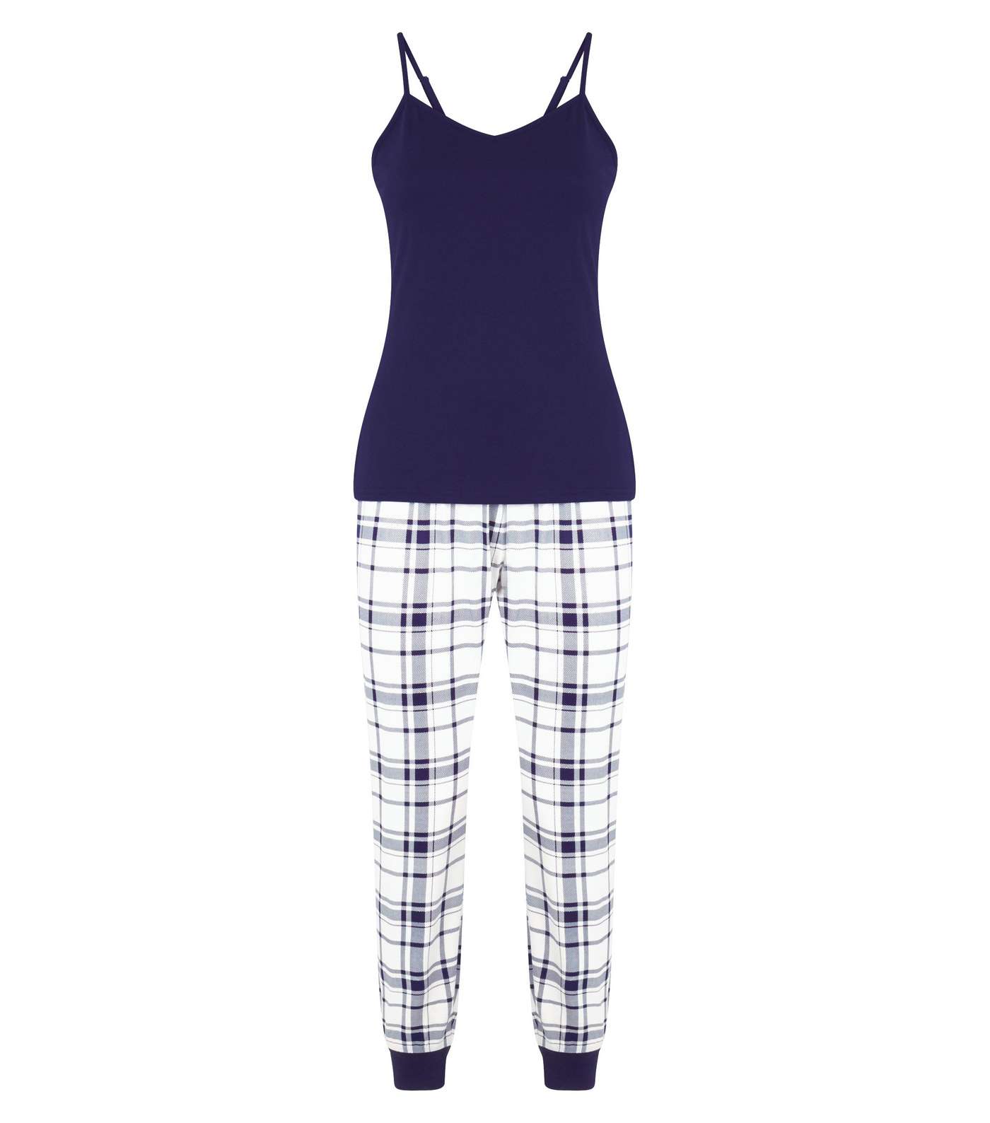 Blue Check Pyjama Set  Image 4
