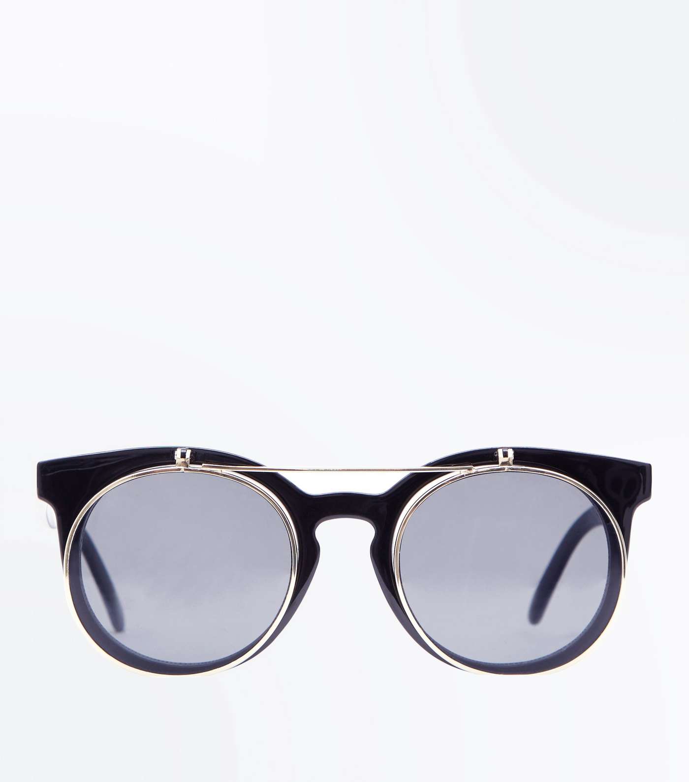 Black Flip Top Sunglasses Image 3