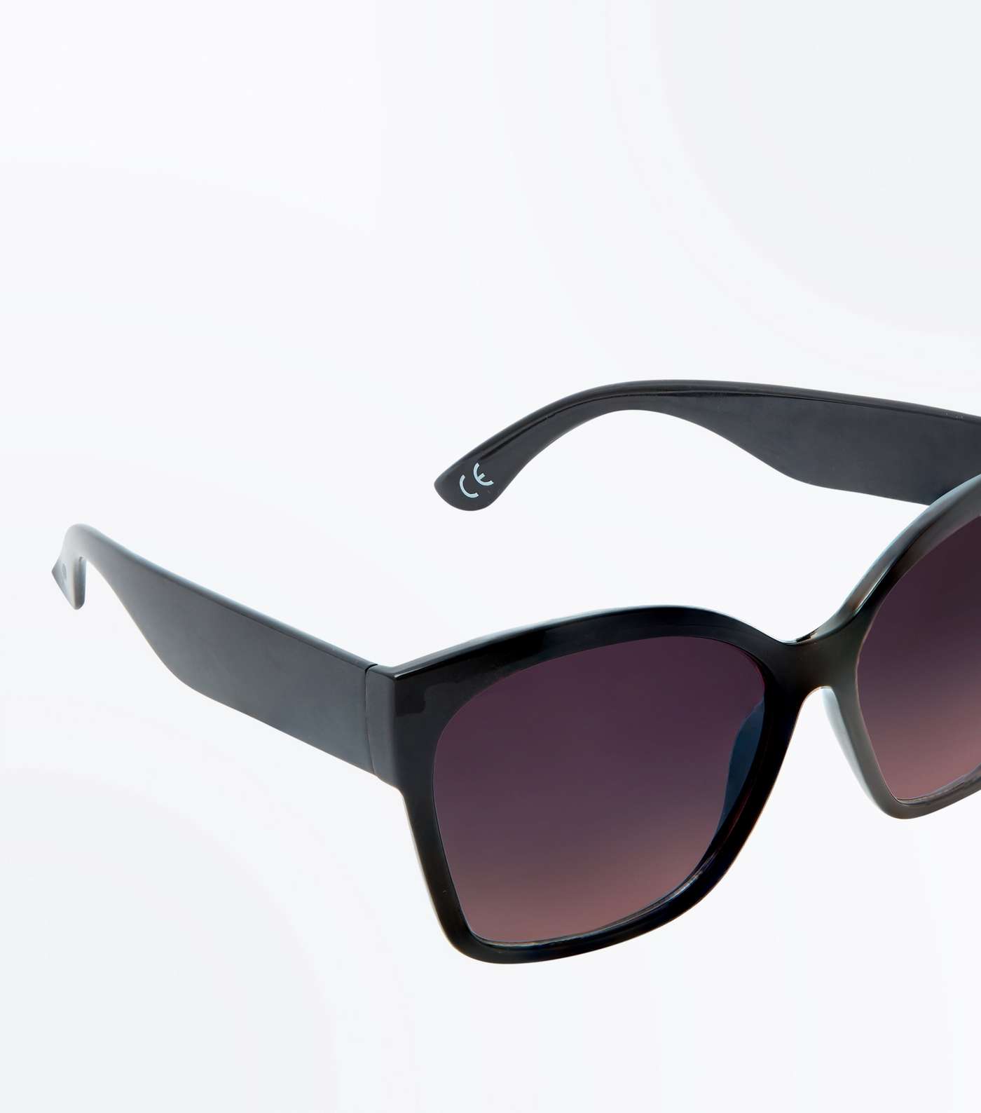 Black Square Oversized Sunglasses Image 5