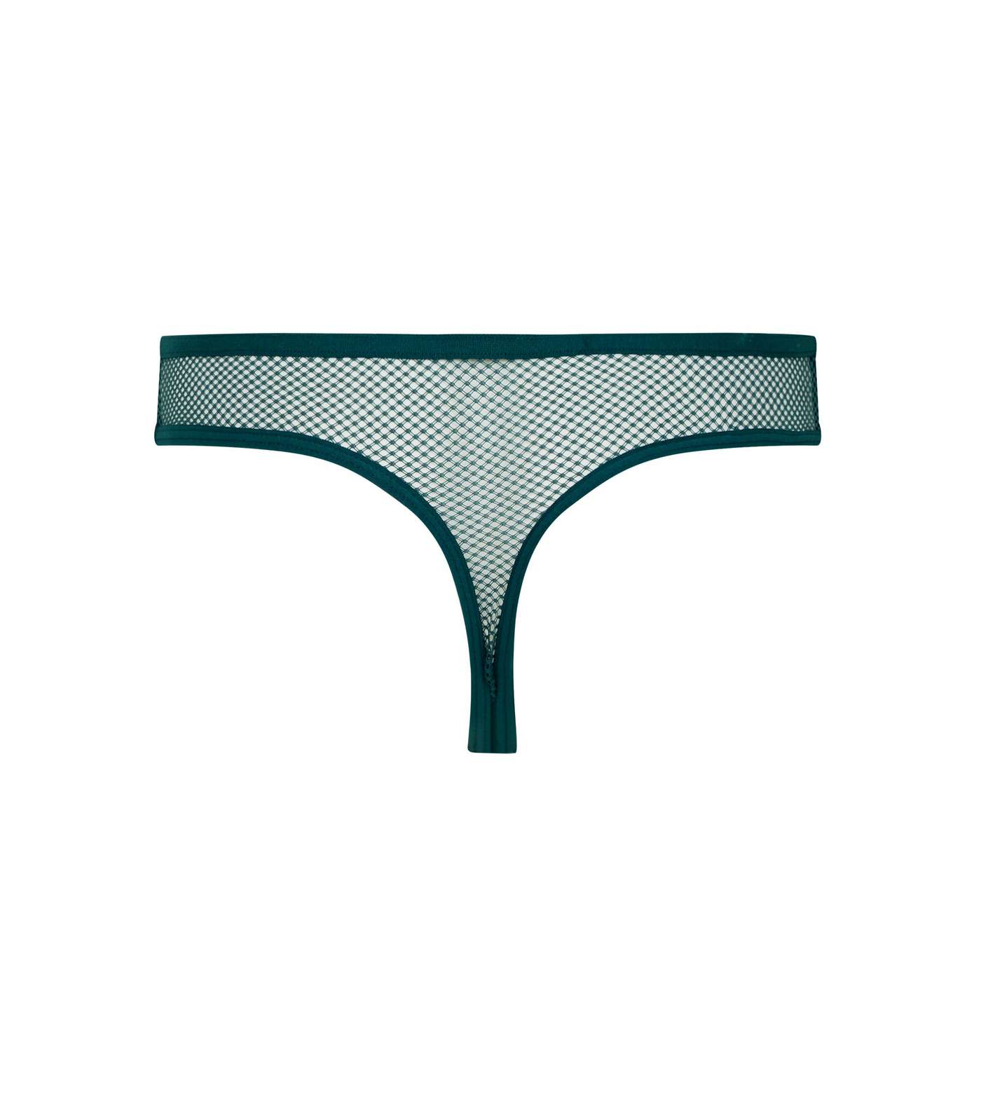 Green Geometric Front Thong  Image 4