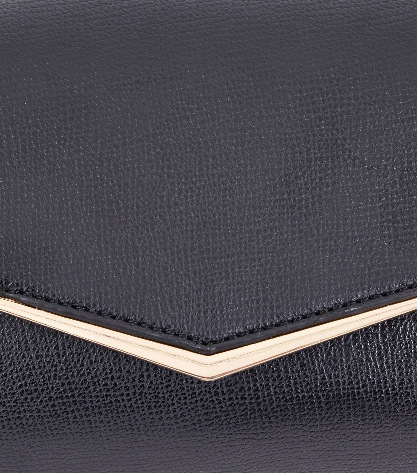 Black V Front Micro Shoulder Bag Image 3