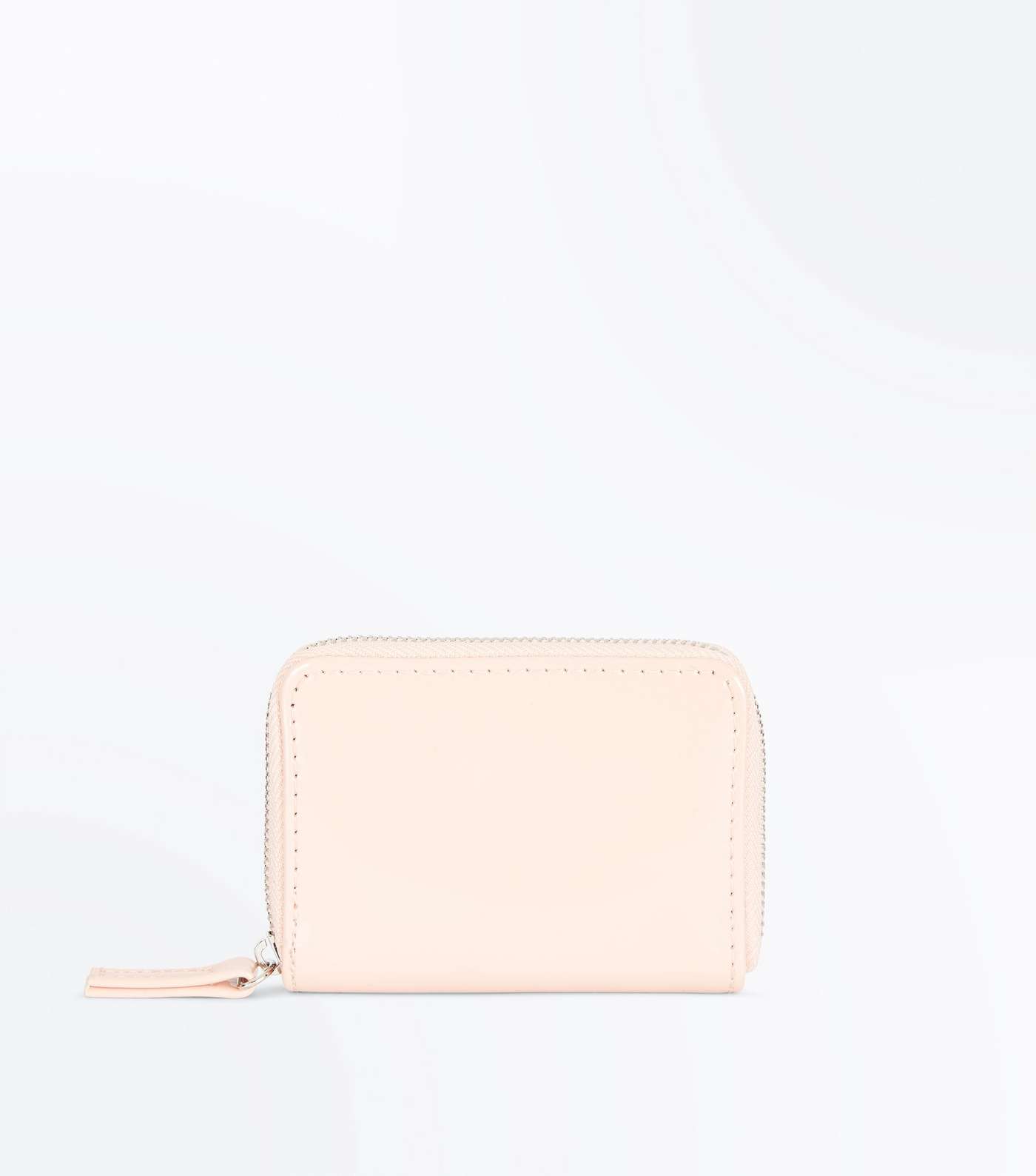 Pale Pink Patent Card Holder