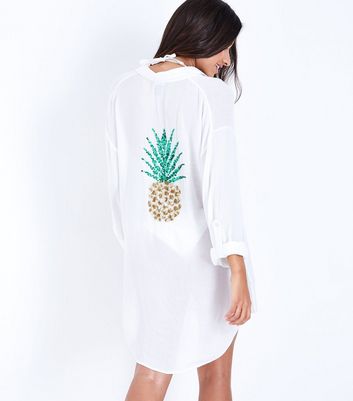 pineapple beach cover up