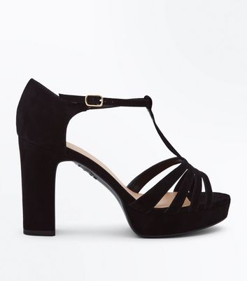 wide fit heels platform