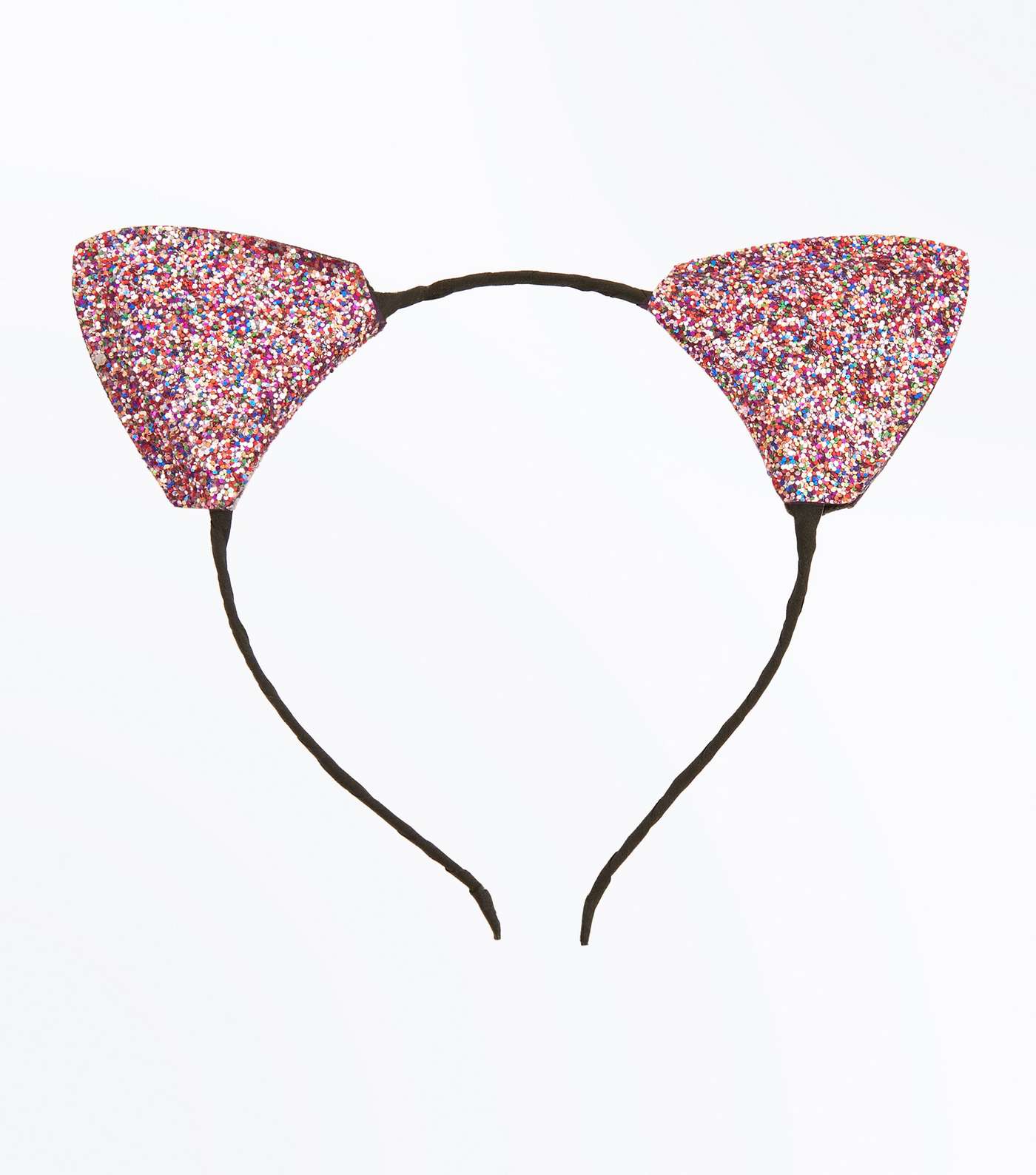 Multi Coloured Glitter Cat Ears