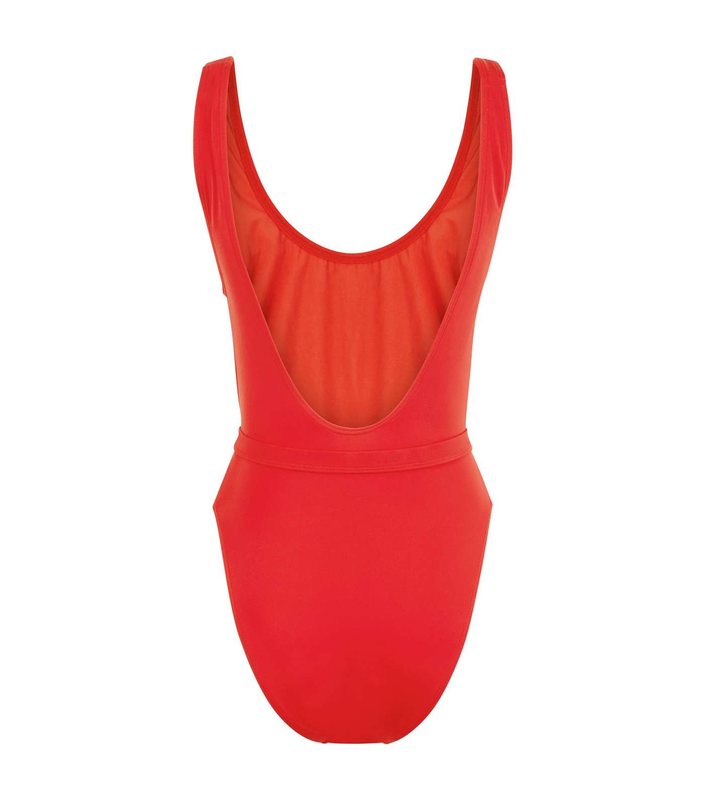 Red Belted Hardware Swimsuit  Image 4