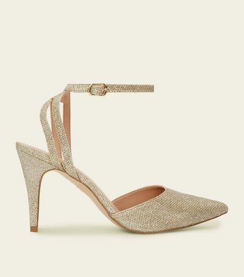 newlook rose gold heels