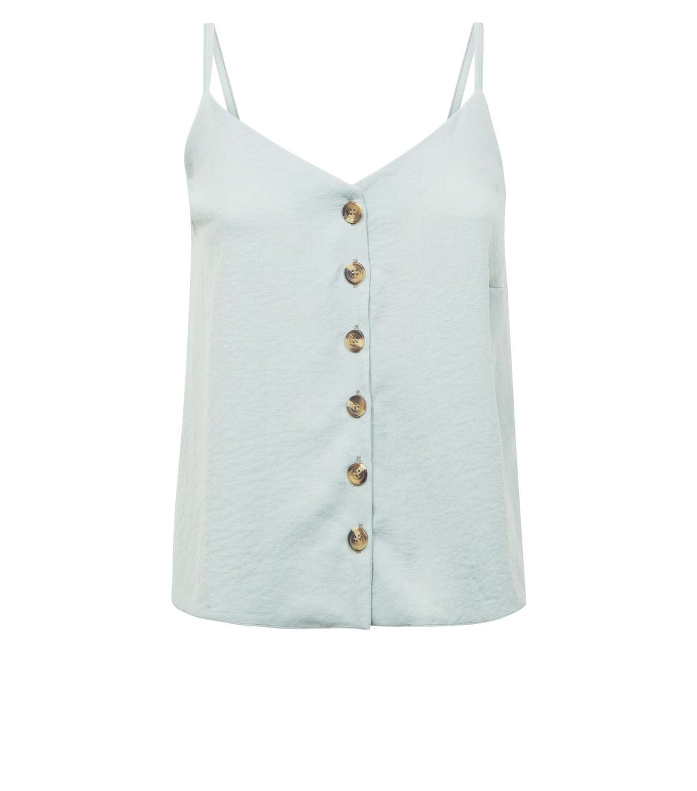 Mint Green Button Front Cami Image 4