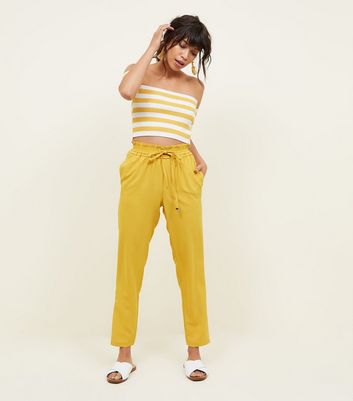 yellow joggers womens