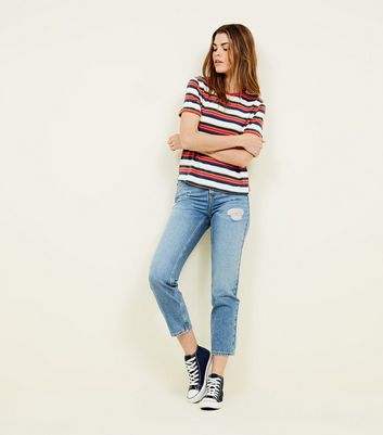 new look tori mom jeans blue