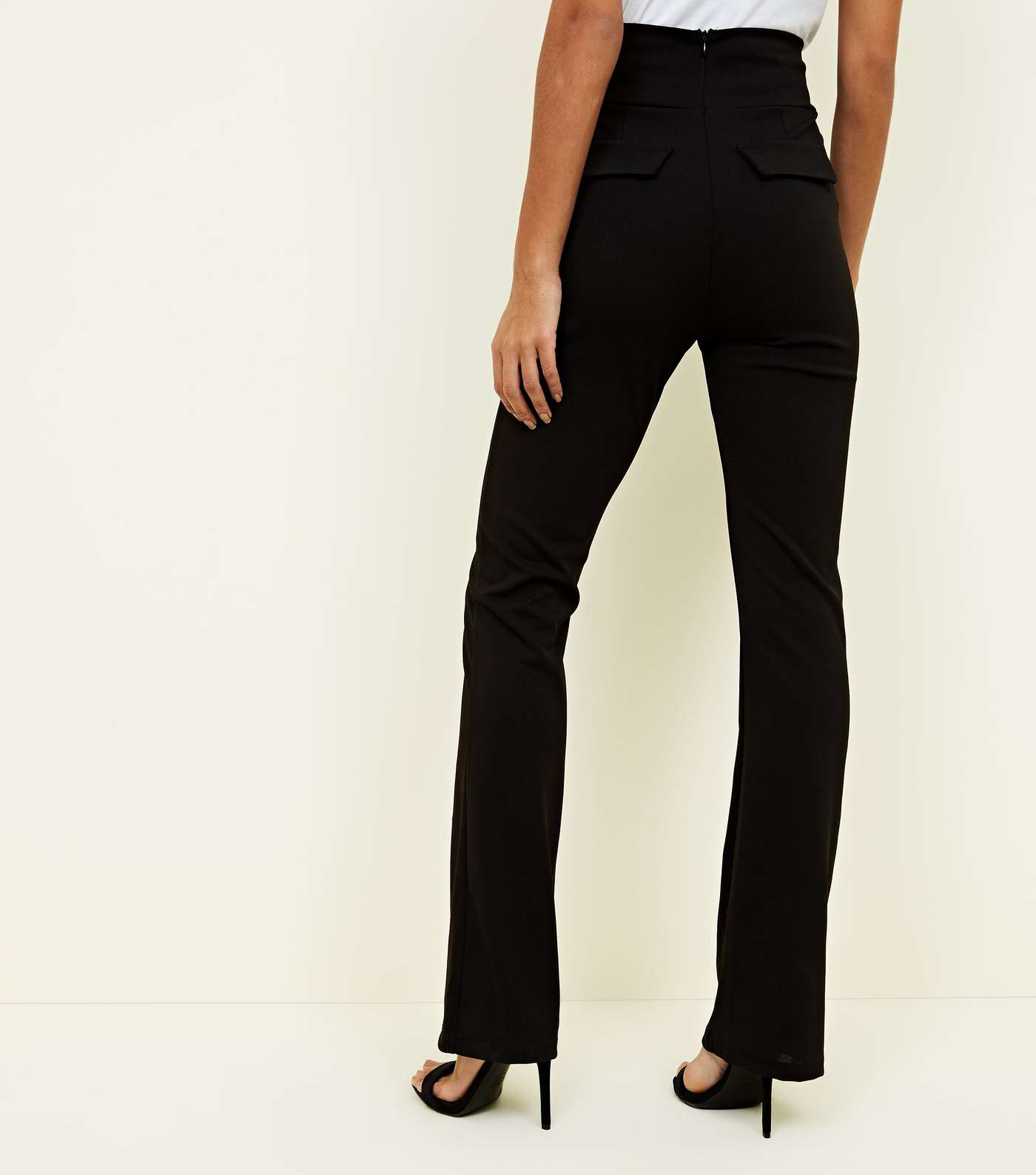 Cameo Rose Black Military Button Trousers Image 3