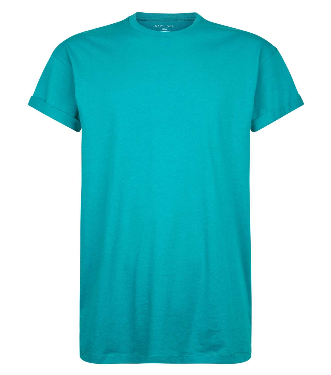 Mint Green Rolled Sleeve T-Shirt Image 4