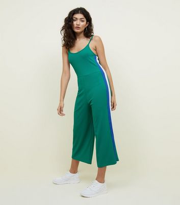 ribbed jersey jumpsuit