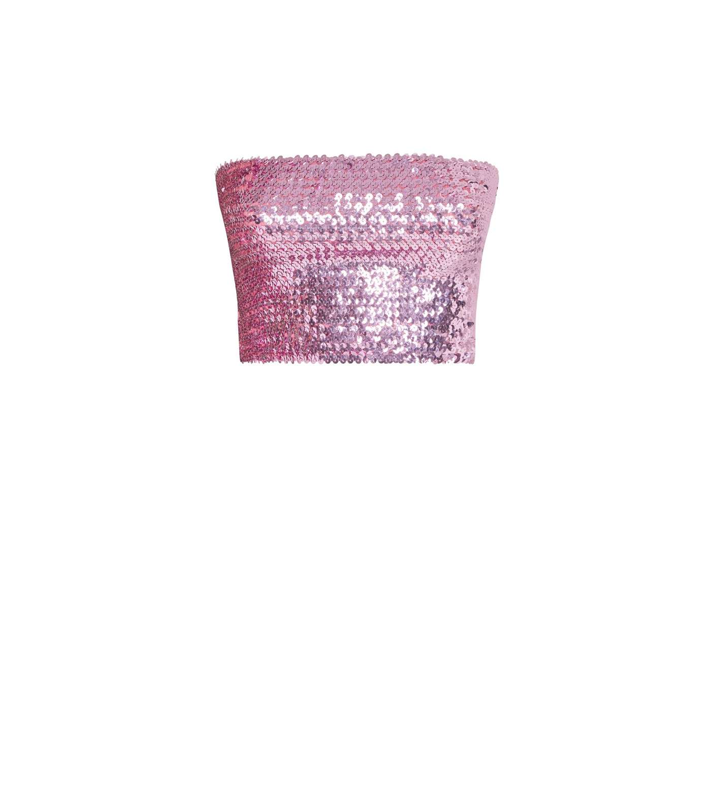 Pink Sequin Bandeau Image 4