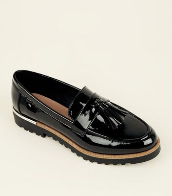 new look black shoes flat