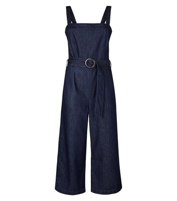 new look denim culotte jumpsuit