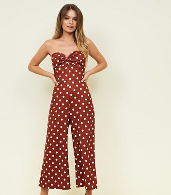 new look strapless jumpsuit