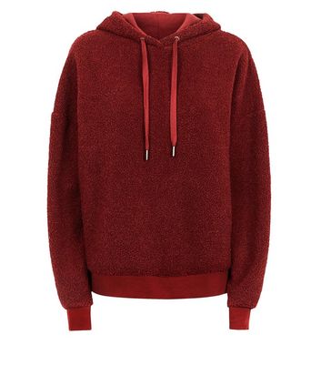 burgundy oversized hoodie