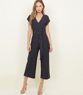 new look striped jumpsuit