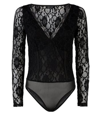 new look black bodysuit