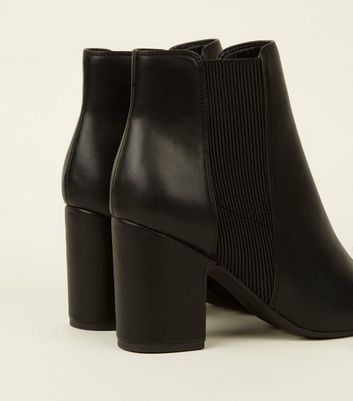 new look leather chelsea boots