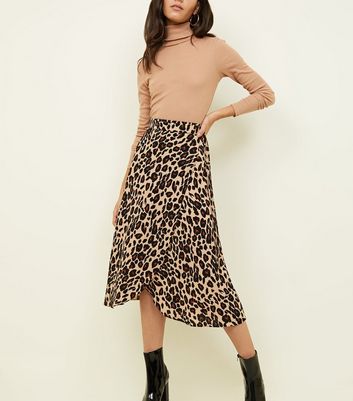 womens animal print skirt