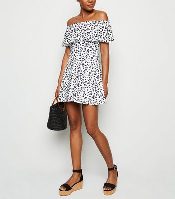 new look leopard print playsuit