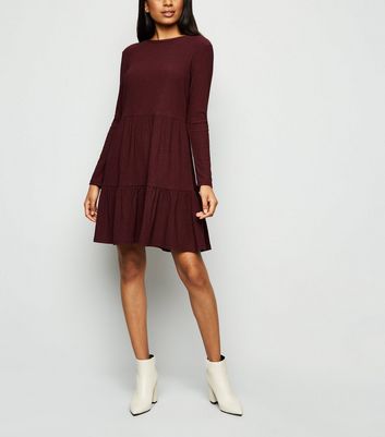 new look crinkle smock dress