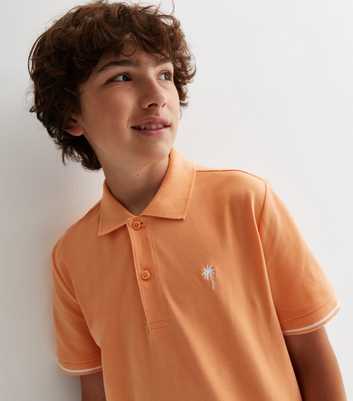 KIDS ONLY Coral Short Sleeve Polo Top