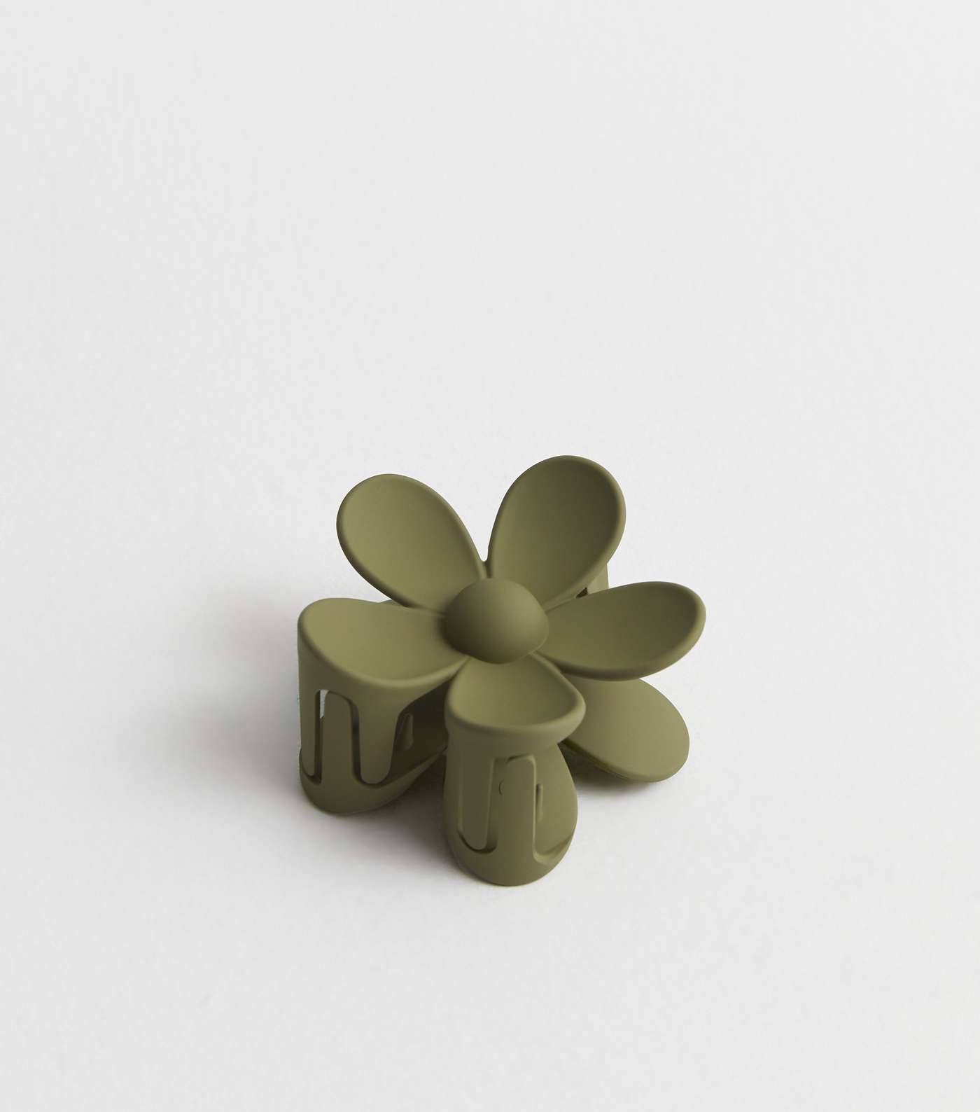 Olive Flower Hair Claw Clip Image 3