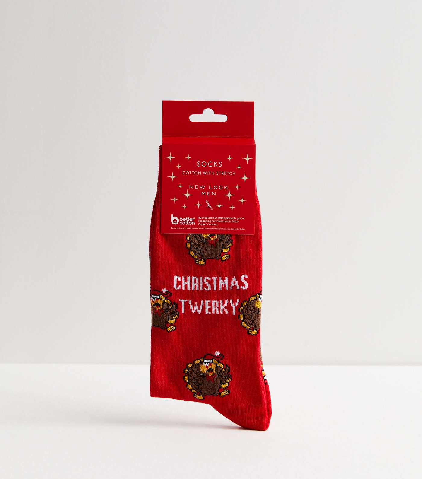 Red Christmas Twerky Logo Socks  Image 2
