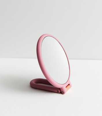 Danielle Creations Pink Compact Hand Mirror
