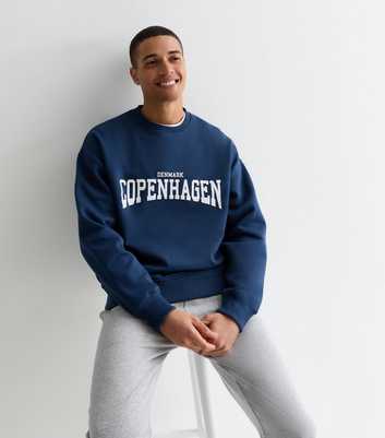 Navy Copenhagen Oversized Sweatshirt
