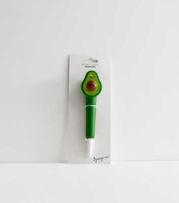 Green Avocado Squishy Stress Pen
